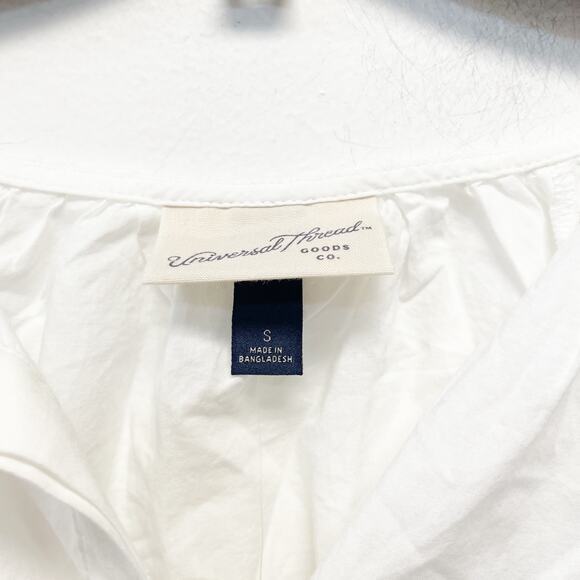 Universal Thread Women's Balloon Long Sleeve Blouse White Size Small - Picture 5 of 6